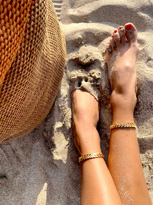 GOLD PLATED ANKLETS